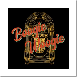 Boogie Woogie Vintage Jukebox Posters and Art